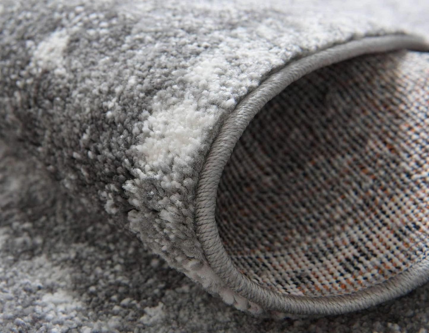 Unique Loom Rosso Collection Vintage, Traditional, Bohemian, Geometric, Distressed, Southwestern Area Rug, 2' 0" x 3' 0", Gray/Ivory