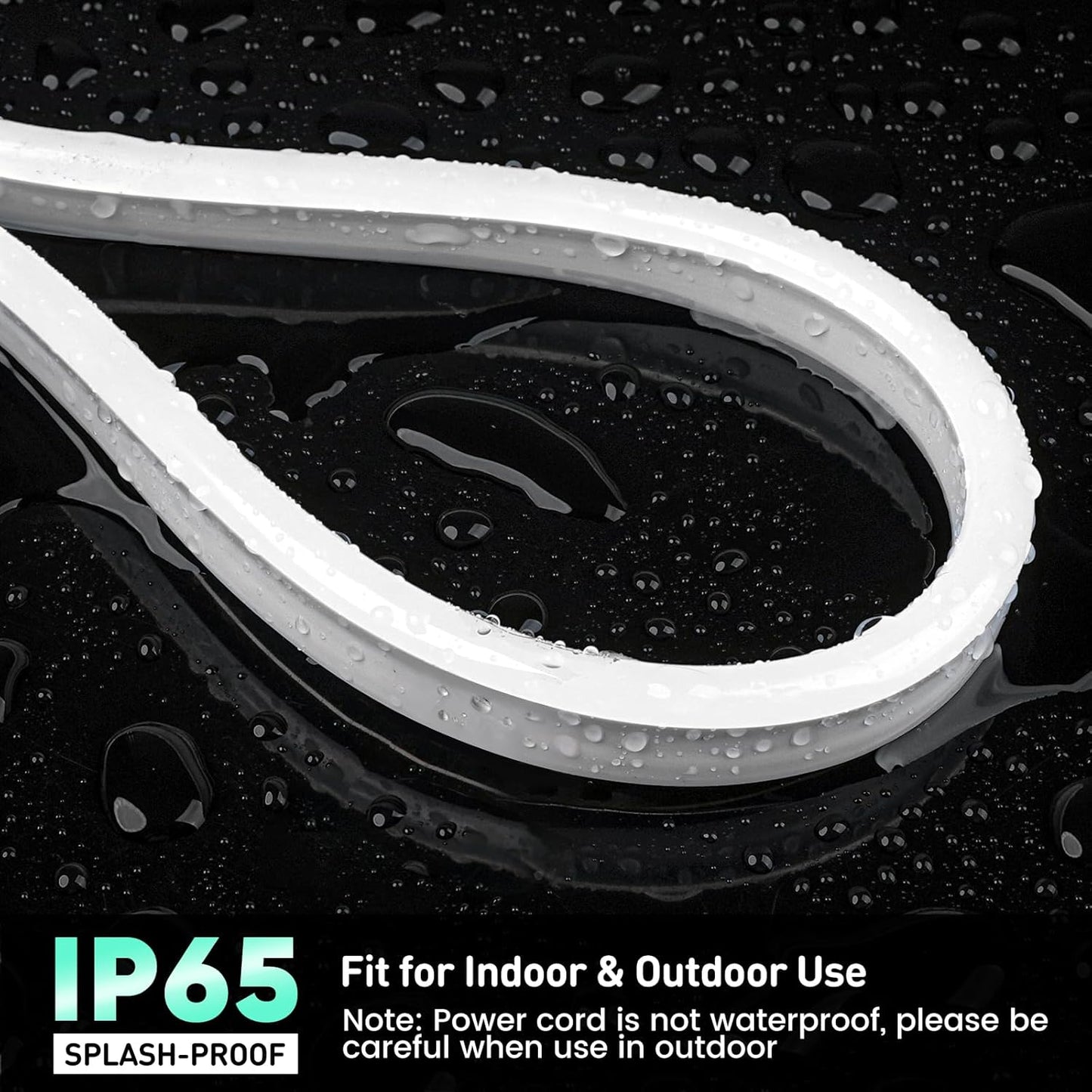 GZBtech RGB LED Neon Rope Lights 16.4FT/5M, AC 110-120V Waterproof Color Changing LED Rope with Remote Controller, Dimmable Multi Color Neon Rope Lighting for Indoor Outdoor Commercial Use