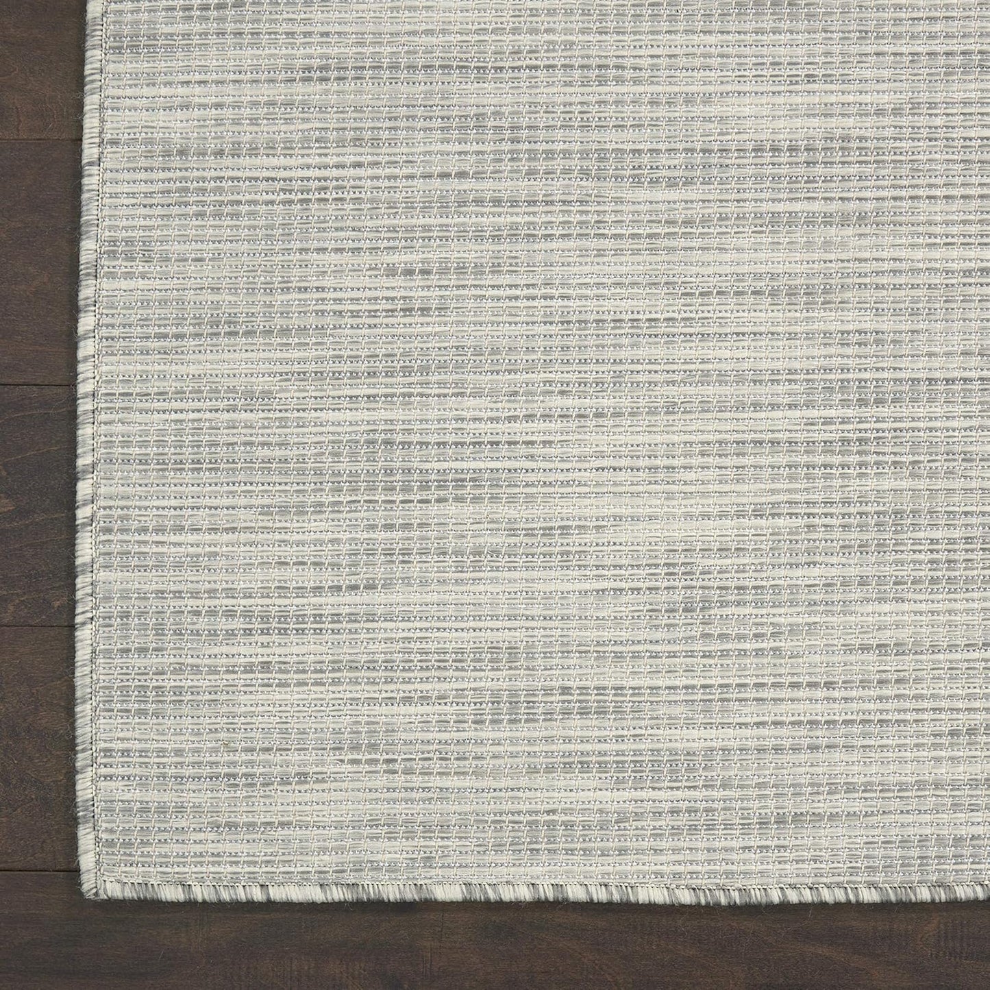 Nourison Positano Light Grey 2' x 6' Area Rug Easy Clean, Non Shedding, Bed Room, Living Room, Dining Room, Kitchen (6' Runner)