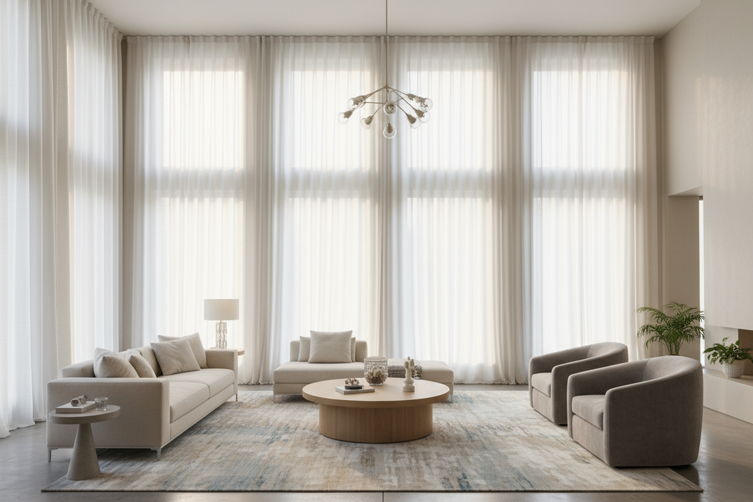 Why These 120-Inch White Linen Blackout Curtains Are Perfect for Large Living Spaces