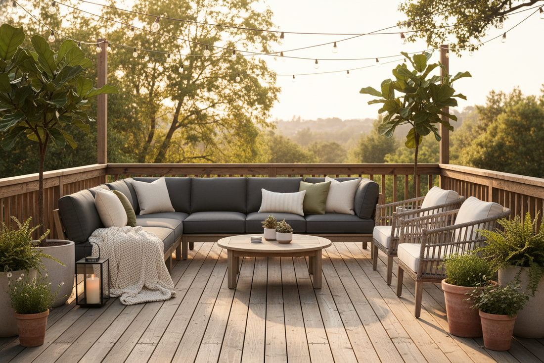 🌿 Outdoor Comfort Made Easy Create a relaxing and stylish outdoor area.