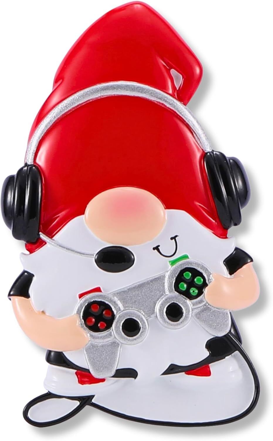 Ornaments by Elves - Personalized Gnome Gamer Ornaments 2024 - Gnome with a Video Game Controller Ornament, Gamer Ornaments for Christmas Tree, Mini Christmas Ornaments in a Giftable Packaging