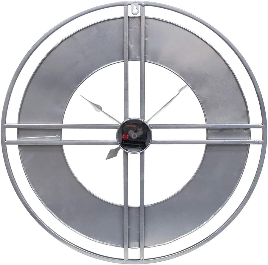 30 inch Large Wall Clock Decorative Solid Metal Retro Decor for Home Farmhouse Living Room
