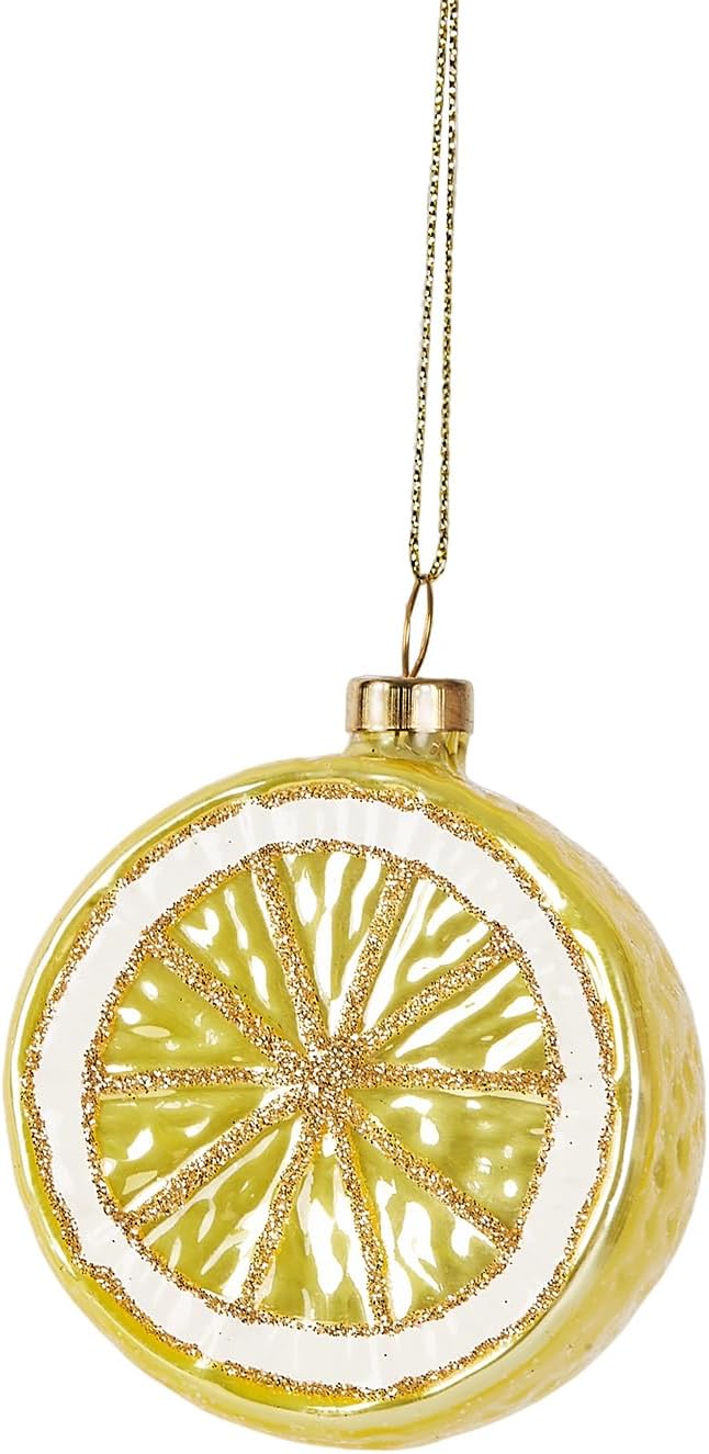 Hanging Christmas Ornaments, 2025 Glass Blown Christmas Tree Ornaments, Christmas Tree Decorations, Funny Gifts & Home Decor, Lemon
