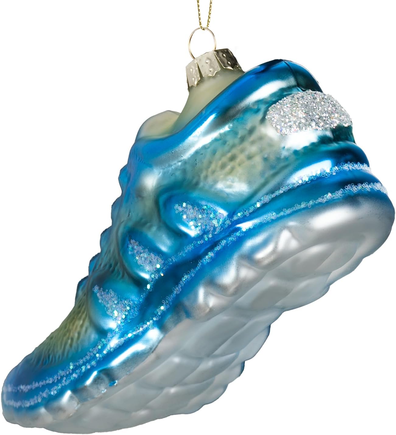 Hanging Christmas Ornaments, 2025 Glass Blown Christmas Tree Ornaments, Blue Christmas Tree Decorations, Funny Gifts & Home Decor, Running Shoes