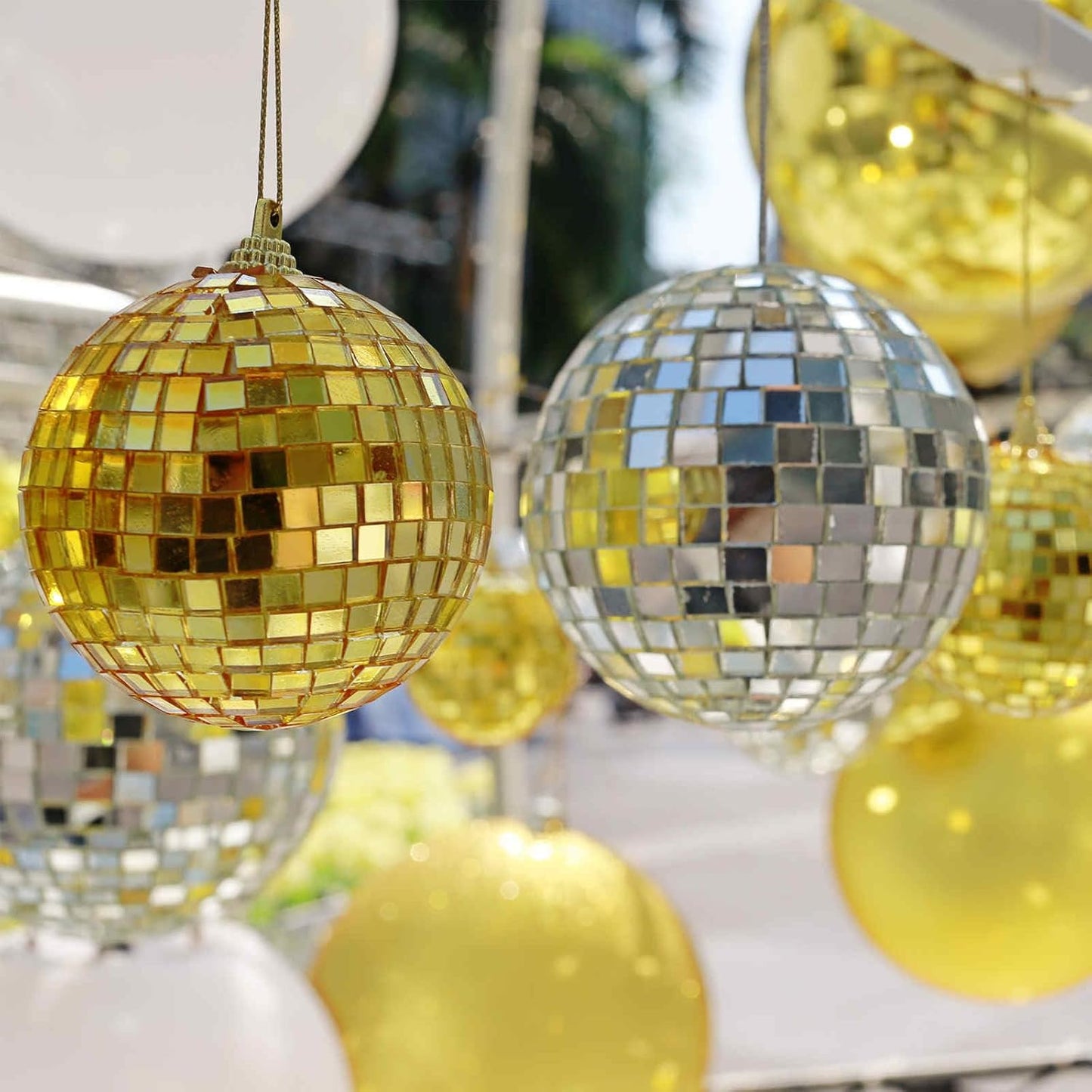 HARFINGTON 15 Sheet 7200 Pieces Self Adhesive Mirror Mosaic Tiles 5x5mm Small Square Mirror Tiles Sticker Disco Ball Stickers Mini Glass Tiles for DIY Craft Party Home Decoration, Red