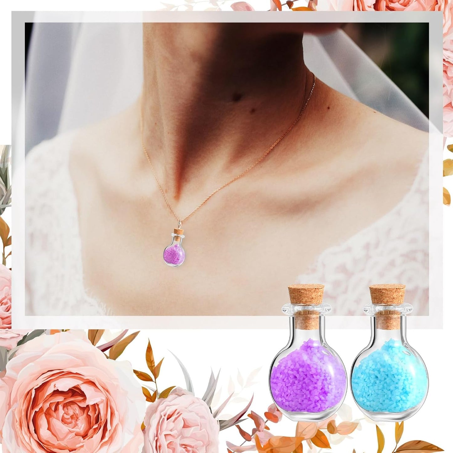 Zhehao 200 Pcs 2 ml Mini Glass Bottles Jars with Cork Stoppers Small Wishing Bottle Tiny Jars with Cork Mini Potion Bottles Clear Drifting Bottle for Wedding Birthday Party DIY Crafts Supplies