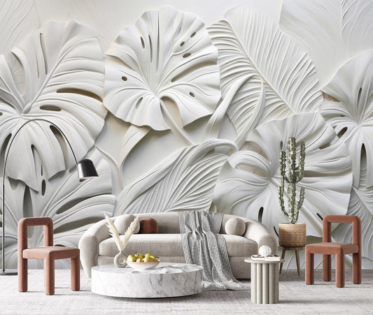 -3D Plant Living Room Wallpaper XT22 S 100" x 65"