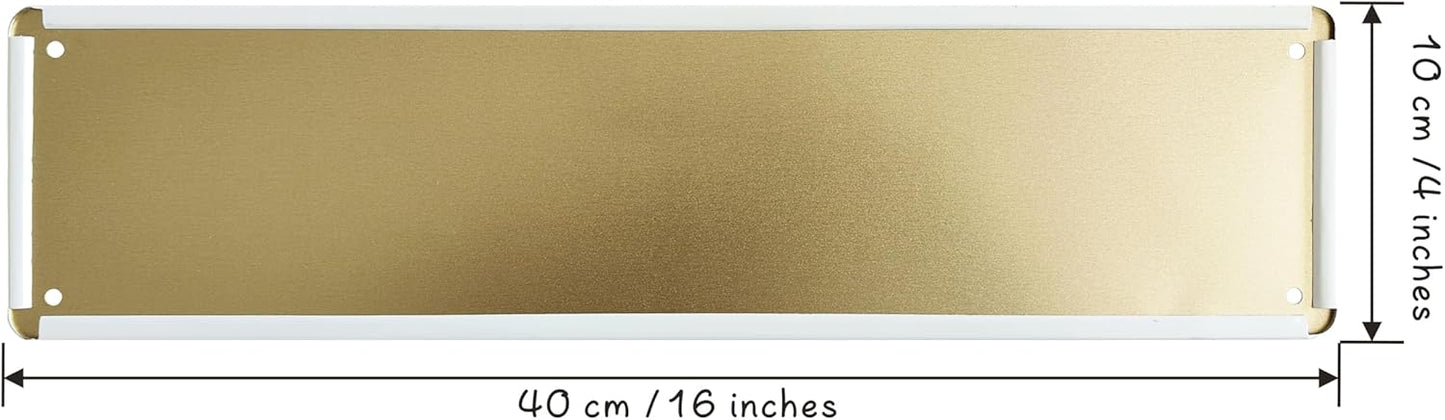 Vintage Tin Sign Retro Metal Beach Bum Blvd Signs Stylish Wall Art Plaques for Home Decor Bathroom Kitchen House and Gothic Wall Decor or as a Unique Poster 16x4 in