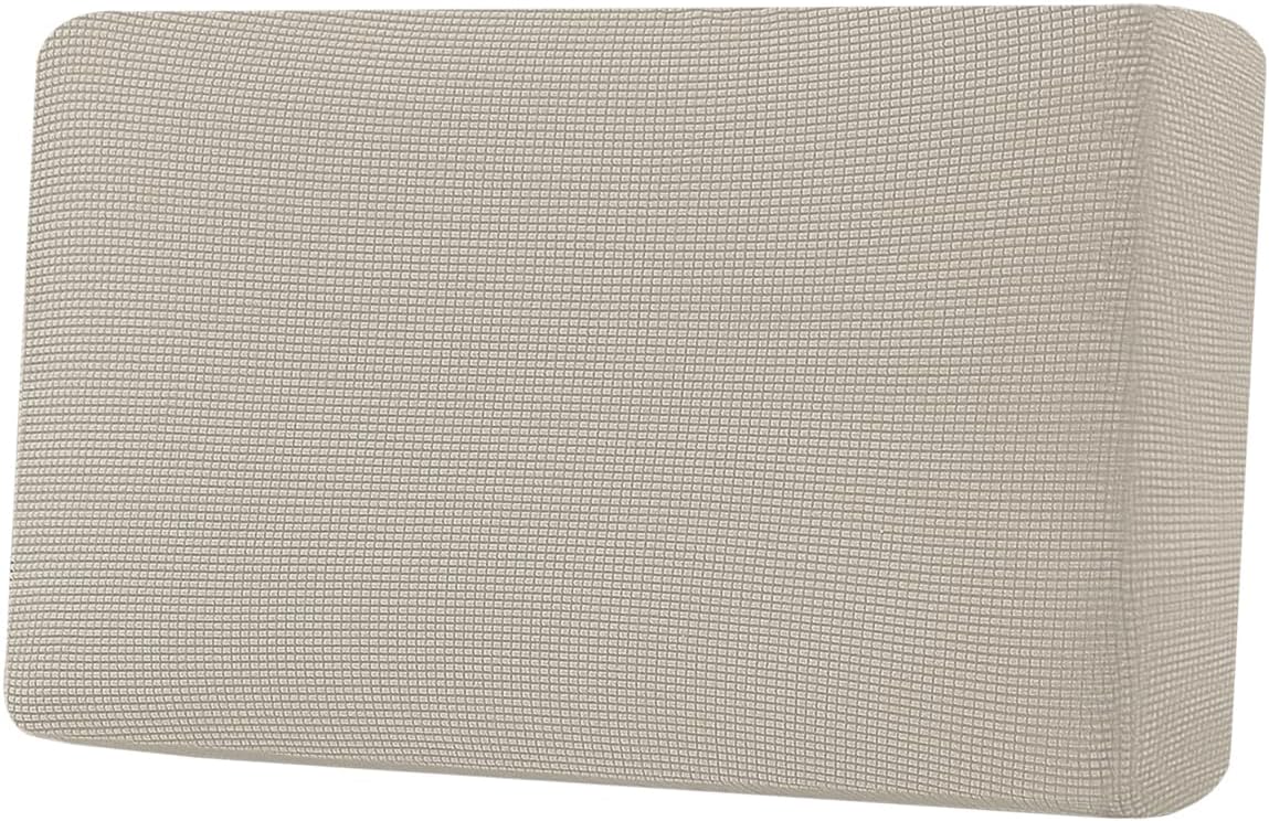 H.VERSAILTEX Super Stretch Individual Seat Cushion Covers Sofa Covers Couch Cushion Covers Slipcover Sets Thick Jacquard Textured Twill Fabric (1 Piece Loveseat Cushion Cover, Island Fossi)