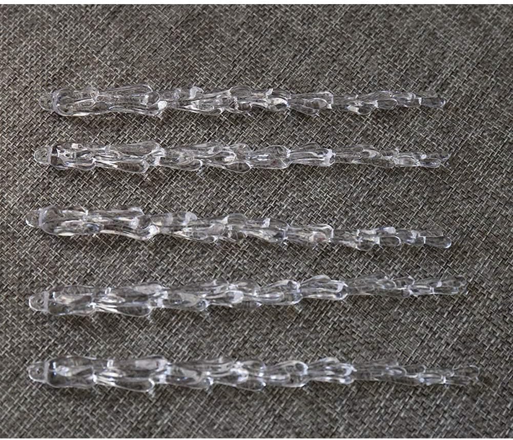 25 pcs icicles Ornament Set - ToBeIT Christmas Decoration Acrylic Clear icicles Set (25pcs Icicle Ornament)
