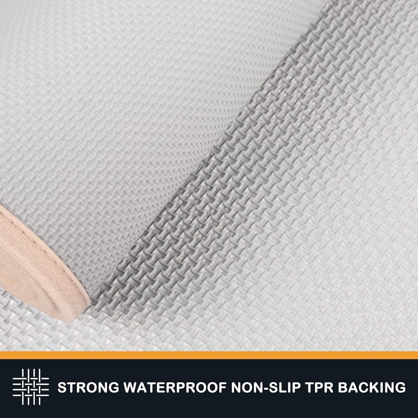 PURRUGS Dirt Trapping Door Mat 34" x 59", Non-Slip/Skid Machine Washable Entryway Area Rug, Dog Doormat, Super Absorbent Welcome Mat for Muddy Wet Shoes and Paws, Beige