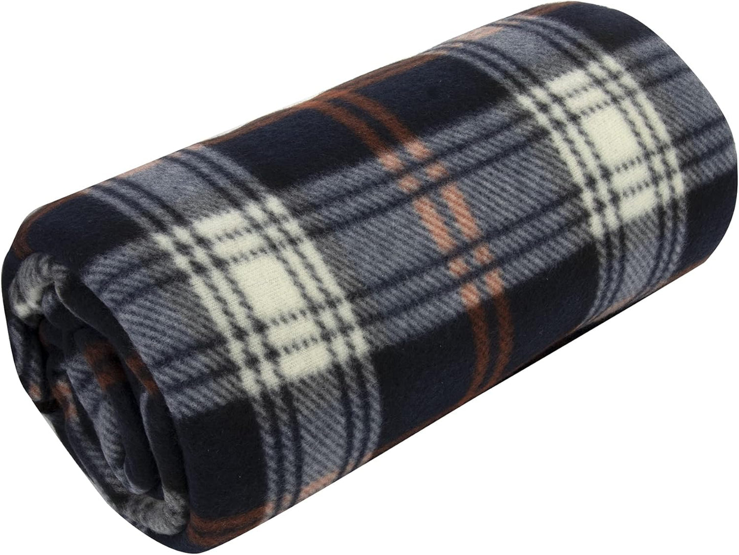 50x60 Throw Blankets, Plaid Fleece Throw Blankets for Bedroom, Couch, Livingroom, Chair, Pets, Outdoors
