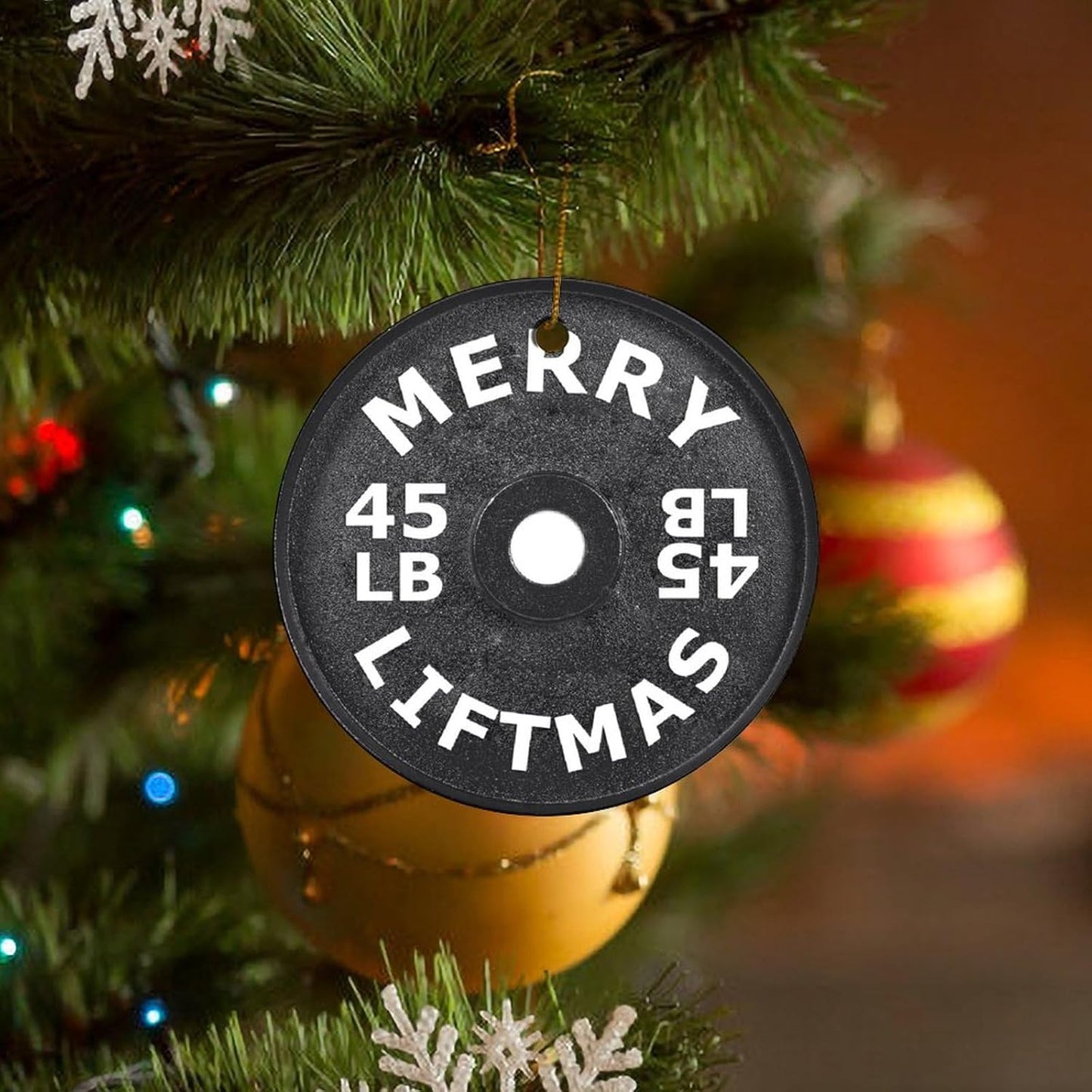 Personalized Christmas Ornaments - Custom Picture & Text Ornaments for Christmas 2024, Baby's 1st Christmas Ornament with Picture for Xmas Tree Custom Gifts for Family, Mom, Dad, Friend (Liftmas)