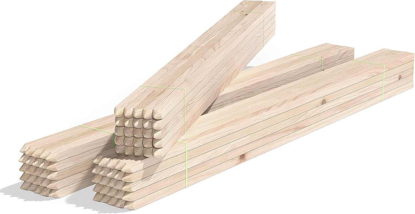 Greenes Fence 4 Ft. Garden and Sign Post Stakes (75 Pack)