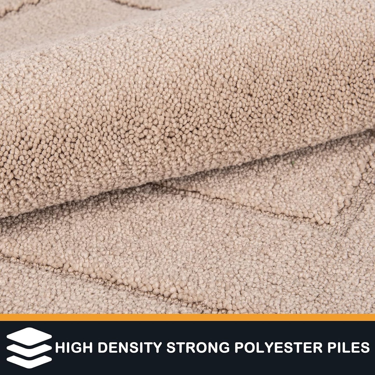 PURRUGS Dirt Trapping Door Mat 20" x 31.5", Non-Slip/Skid Machine Washable Entryway Rug, Dog Doormat, Super Absorbent Welcome Mat for Muddy Wet Shoes and Paws, Beige