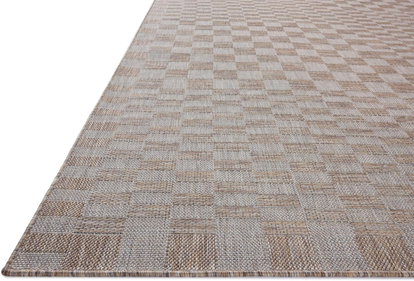 Loloi Amber Lewis Topanga Collection TOP-03 Natural/Dove 7'-10" x 10' Indoor/Outdoor Area Rug