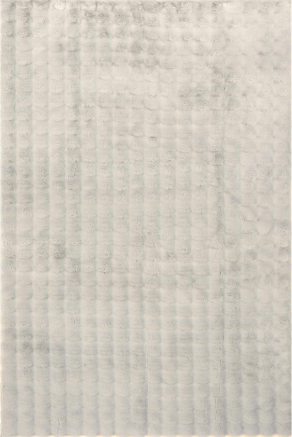 nuLOOM 3'9" x 6' Cozy Plush Area Rug, Machine Washable, Non-Slip, Soft Fluffy Shag Carpet for Living Room Bedroom Kids Nursery Home Decor, Jeni Grey