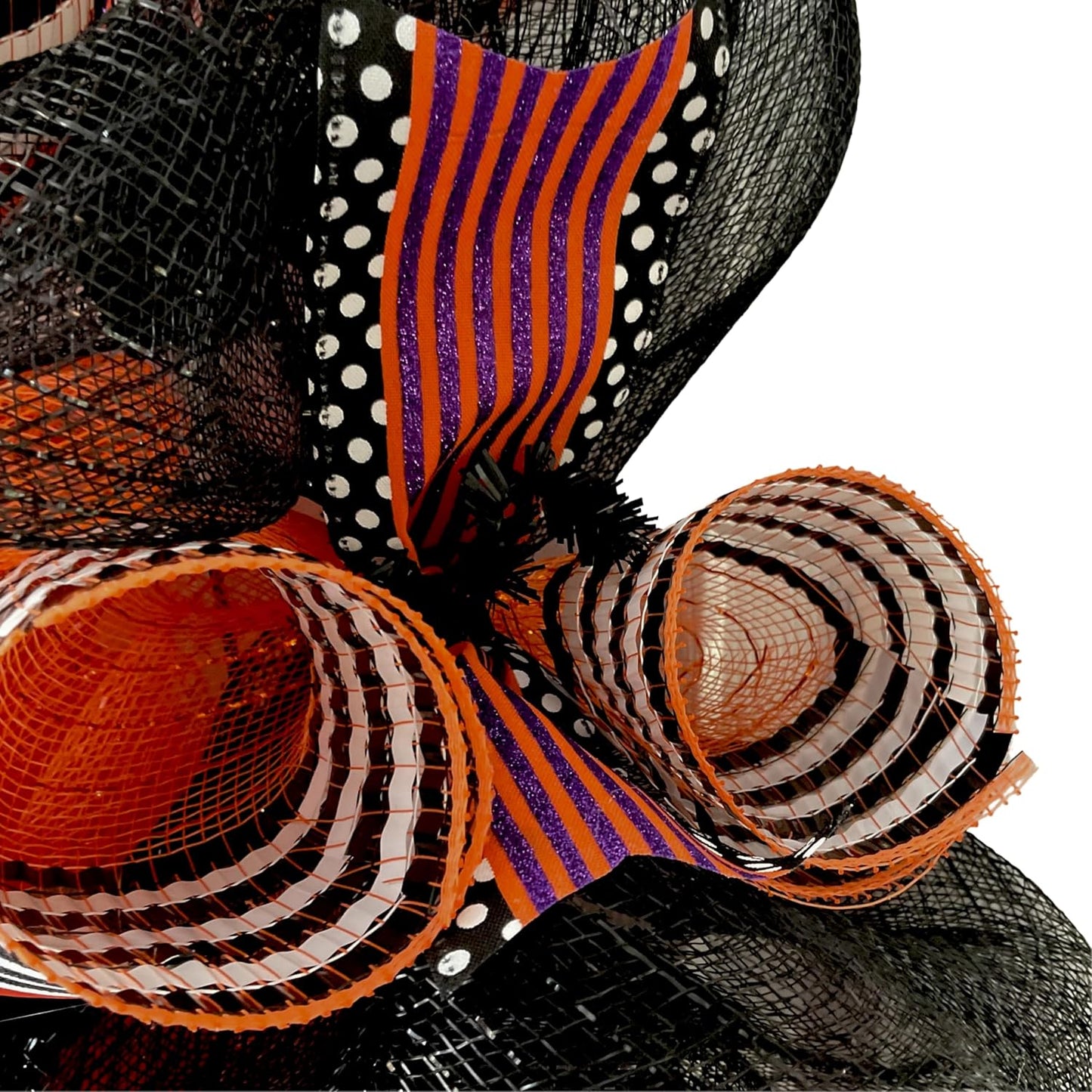 Trick or Treat Halloween Candy Wreath Available in 24 inch or 28 inch diameter Indoor/Outdoor