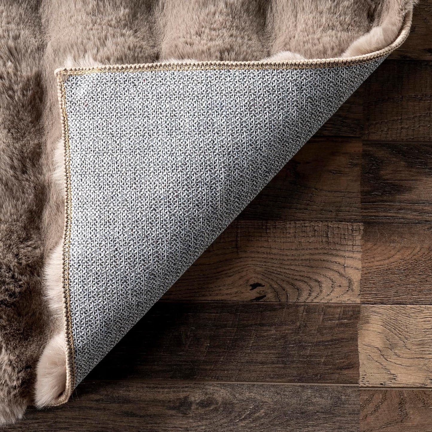 nuLOOM Jeni Checkered 2x3 Machine Washable Accent Rug for Living Room Bedroom Dining Room Entryway Kitchen, Taupe