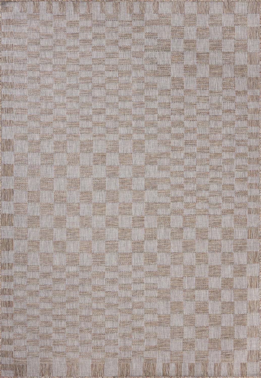 Loloi Amber Lewis Topanga Collection TOP-03 Natural/Dove 9'-2" x 12'-0" Indoor/Outdoor Area Rug